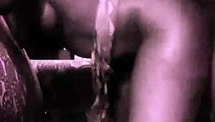 Ebony milf getting early morning beatdown