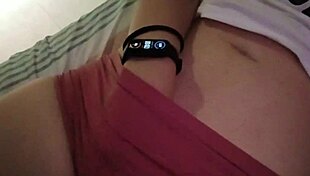 She feels aroused masturbating alone