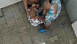 Intense Brazilian Gay Voyeur Caught Barebacking Behind Scenes