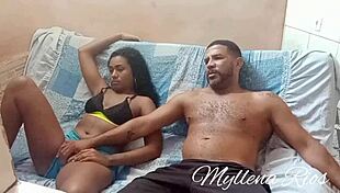 Uncle fucks niece on sofa after lunch 😈