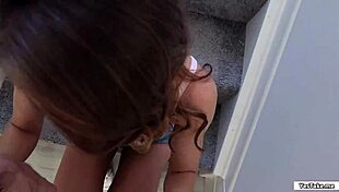 Brunette Pornstar Charity Rides Stranger's Big Cock Hard