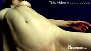 Trinity's nude belly show in gay fetish scene!