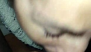 Big Black Cock Cums In Slut's Mouth POV