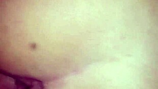 Amateurs try doggystyle for the first time, bent over in excitement.