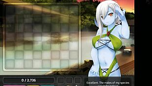 in this uncensored huniepop part 9, characters interact with aliens and monsters in anime style