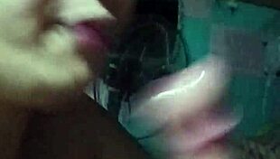 I love giving blowjobs to his big cock