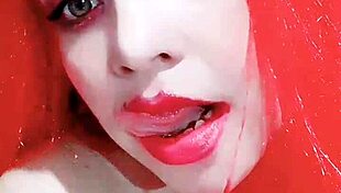 chica leche practices a gentle lick