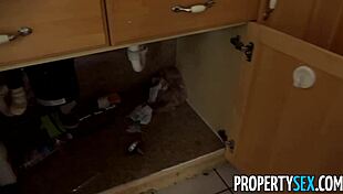 Real Estate Agent Rips Clothes To Fuck Handyman Hardcore