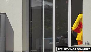 Thick Blondie Bangs Hard in Bedroom Reality Scene