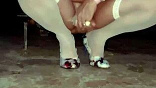 staci onit abs bunny in heels and lingerie fetish