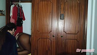 Brother in law ending wife's black porn video with cumshot and cock suc