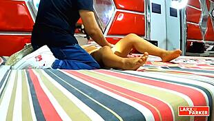 i give perla rica a full body massage and finger her vagina