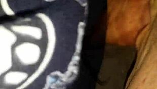 This slut sucks dick and swallows cum in her mouth 😋