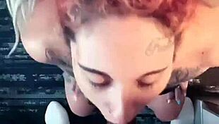 Intense Rough Interracial Deepthroat Encounter