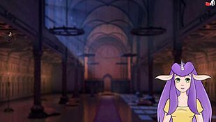 Dragon Ball Divine Adventure has Chubby Android 21 give big cock a blowjob