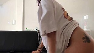 Playing Video Game When She Tempts Me On The Sofa