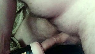 daddy casually fucks his new toy, making her orgasm and cumming inside with huge jizz