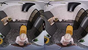 virtual taboo blonde gives blowjob pov 😏