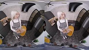 virtual taboo blonde gives blowjob pov 😏