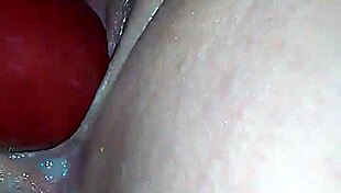 Blonde BBW Milf Plays With Toys Under Maledom Control