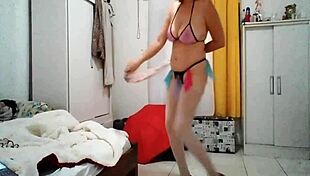 Full on naked big tits and ass Danca shows off her big pussy