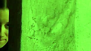 Voyeur Maid Spies on Lesbian Action and Touches Herself Behind Door