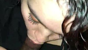 Latina Slut Sucking Neighbor's Monster Cock