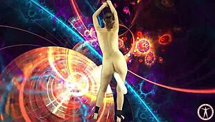 i feel so emotional watching my sweet asian dance with a buttplug to psychedelic music part one