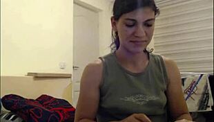 biceps flex on cam with muscular athletic bodybuilder showing off sport skills