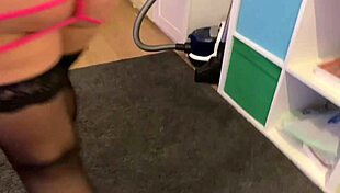 Sexy Asian Slut with Silicone Tits and Tattoos Sucks Big Cock