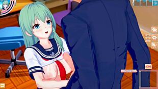 【エロゲーコイカツ！】東方 東風谷早苗におっぱい揉みまくりh！3dcg巨乳アニメ動画 東方プロジェクト 【ヘンタイゲーム】