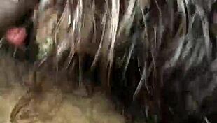 Latina Slut Sucking Neighbor's Monster Cock