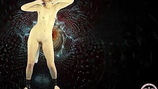 i feel so emotional watching my sweet asian dance with a buttplug to psychedelic music part one