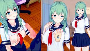 【エロゲーコイカツ！】東方 東風谷早苗におっぱい揉みまくりh！3dcg巨乳アニメ動画 東方プロジェクト 【ヘンタイゲーム】