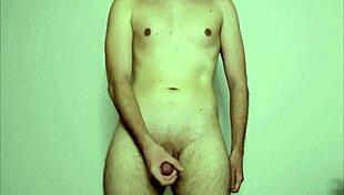 masturbating with a cock massage on webcam!