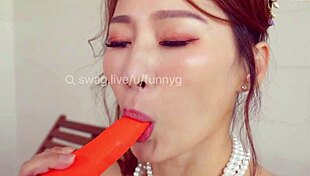 Bunny cosplay in comic-inspired live show