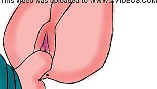 putting it deep in hentai anime