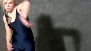 shiny spandex and leggings in bikini videos