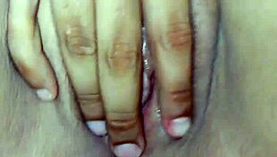 she explores her vagina through masturbation