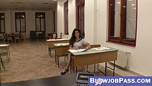 young francesca dicaprio tricks her way to intense dicking and cumshot