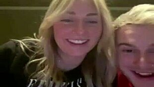 Blonde Teen Shows Tits On Periscope!