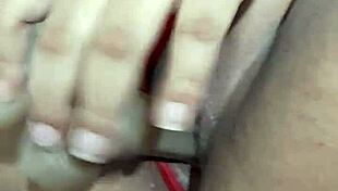 she likes shoving her dildo deep in her ass?