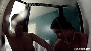 Romi Rain's Intense Backstage Lesbian Action with Big Tits and Ass