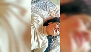 Super Hot Latina Milf Bent Over in Doggystyle, Vagina Oiled and Moaning Loudly