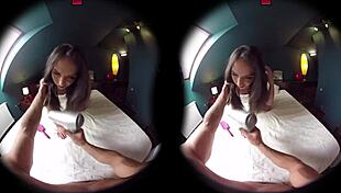 Virtualporndesire the morning before petite teen uses toys in pov