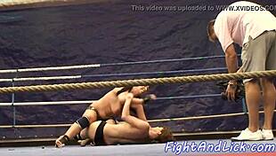 Naked Lesbian Babes Wrestle Muff Diving Oral Big Tits Masturbation Fingering Glamour European