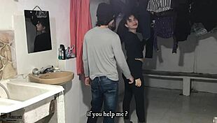 Skinny Latina Teen Choked During Blowjob Before Creampie Fuck.