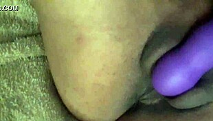 Horny woman explores her desires with dildo and toys during intense masturbation session