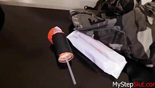 Army Step Daughter Sucks Dad's Popsicle - Ellis