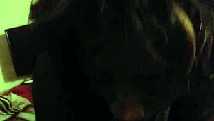 she loves sucking this big cock, licking every inch while moaning softly